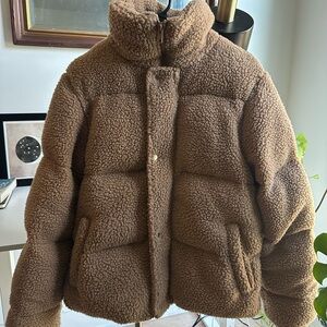 River Island Brown Puffer Jacket